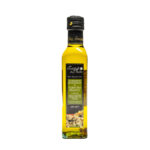 Flavored dressing based on extra virgin olive oil with white truffle and slices of dried truffle 100 ml